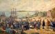 Painting - The Landing of the Schwenkfelders from St. Andrew 1734 by Adolf Pannash.jpg